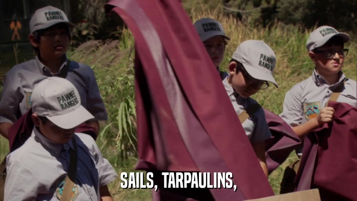 SAILS, TARPAULINS,  