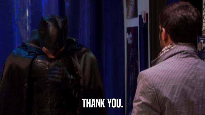 THANK YOU.  