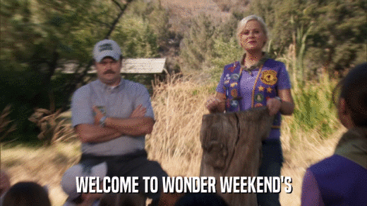 WELCOME TO WONDER WEEKEND'S  