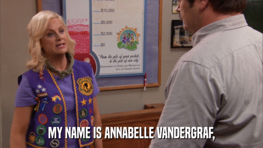 MY NAME IS ANNABELLE VANDERGRAF,  