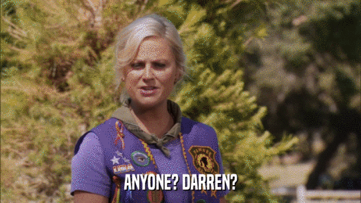 ANYONE? DARREN?  