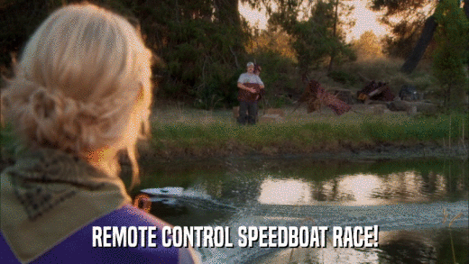 REMOTE CONTROL SPEEDBOAT RACE!  
