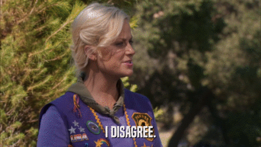 I DISAGREE.  