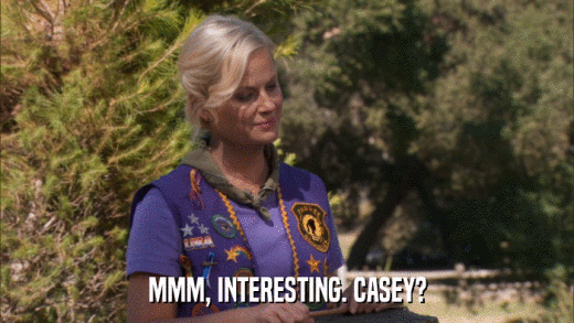MMM, INTERESTING. CASEY?  