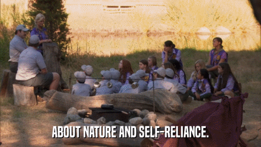 ABOUT NATURE AND SELF-RELIANCE.  