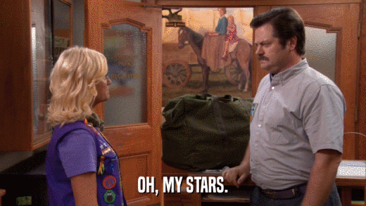 OH, MY STARS.  