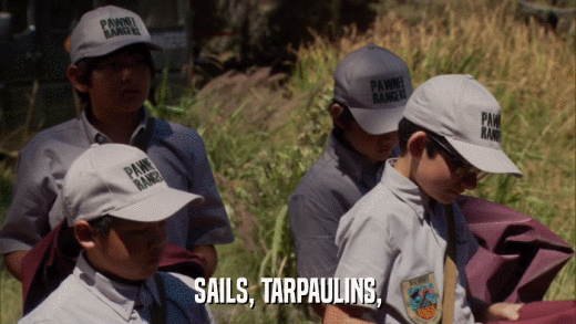 SAILS, TARPAULINS,  