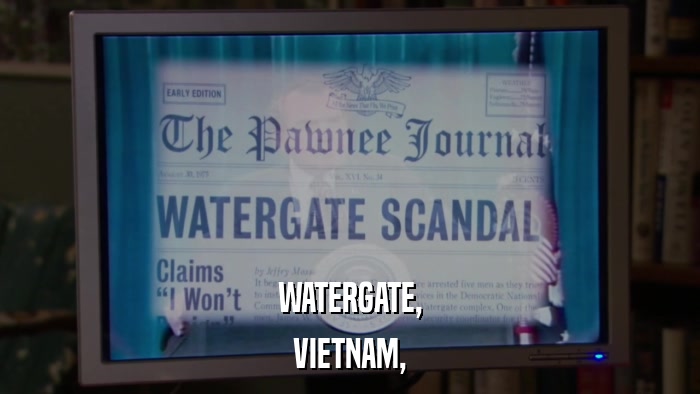 WATERGATE, VIETNAM, 