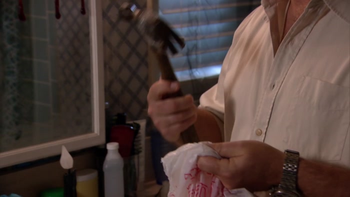 A HAMMER.  