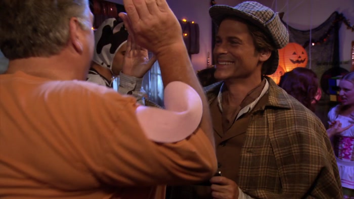 - HIGH FIVE. - WOW. 