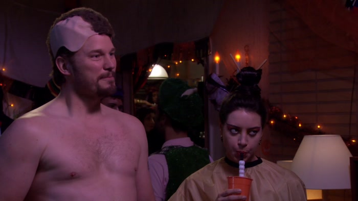 BUT, UH, I THINK THE BATMAN COSTUME'S WAY BETTER. 
