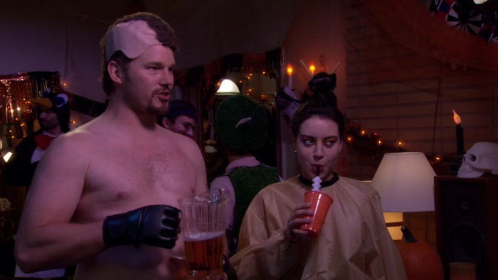 HONEY, HE'S WEARING A COSTUME. 