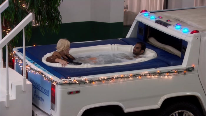 WELL, MAYBE WE SHOULD GET OUT OF THIS HOT TUB. 