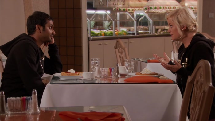 - WELL, LET'S EAT AND GO. - OKAY. 