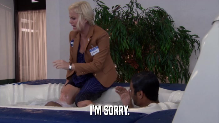 I'M SORRY.  