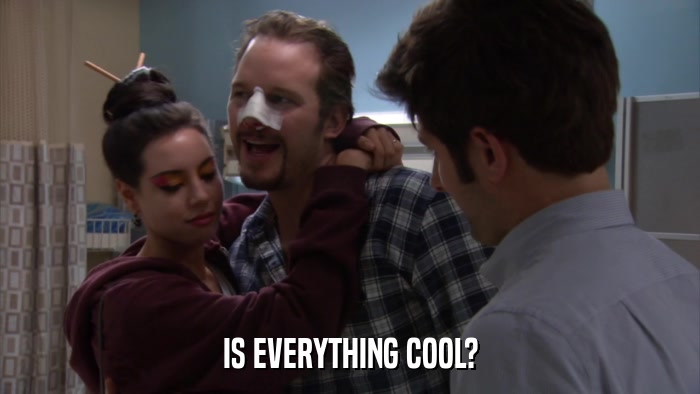 IS EVERYTHING COOL?  
