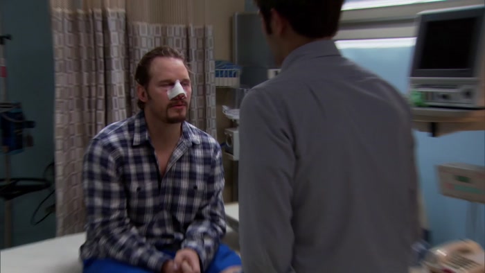 YEAH, YOU BROKE MY NOSE, SO... 
