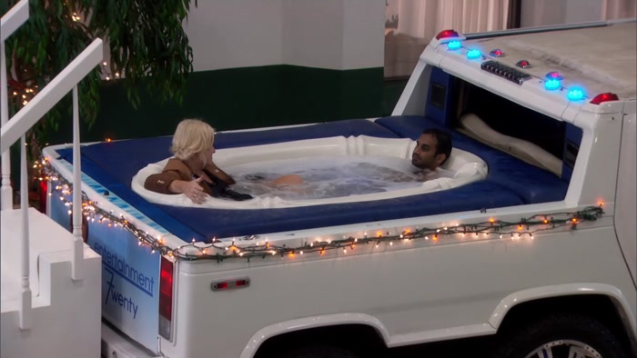 WELL, MAYBE WE SHOULD GET OUT OF THIS HOT TUB. 