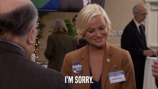 I'M SORRY.  