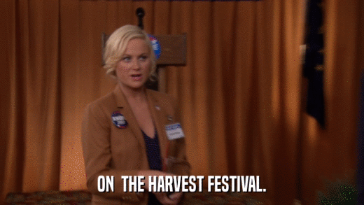ON  THE HARVEST FESTIVAL.  