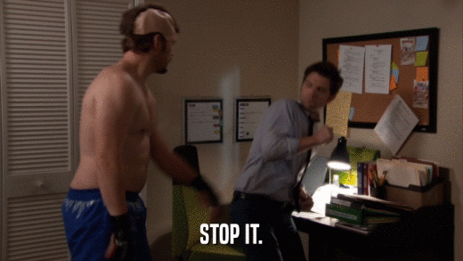 STOP IT.  