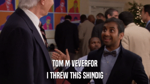 TOM M VEVERFOR I THREW THIS SHINDIG 