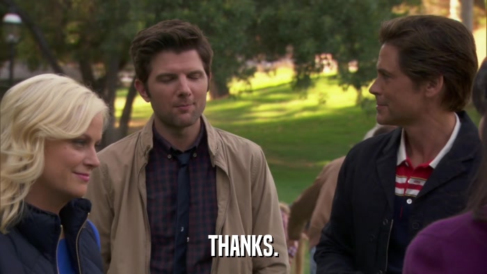 THANKS.  