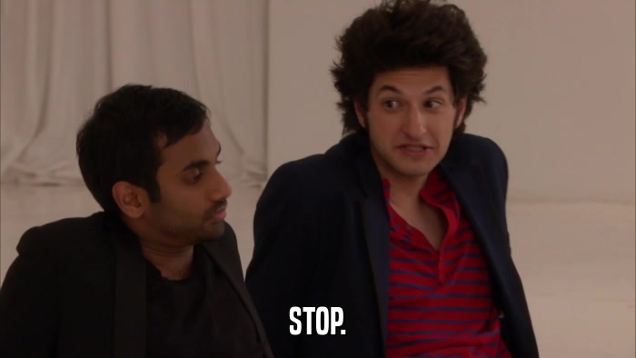 STOP.  