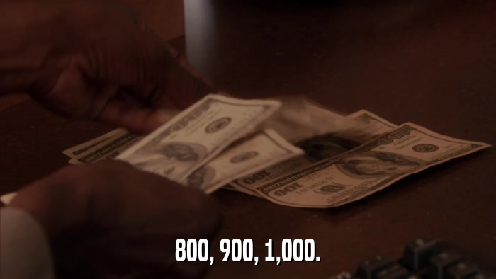 800, 900, 1,000.  