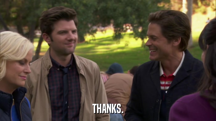 THANKS.  