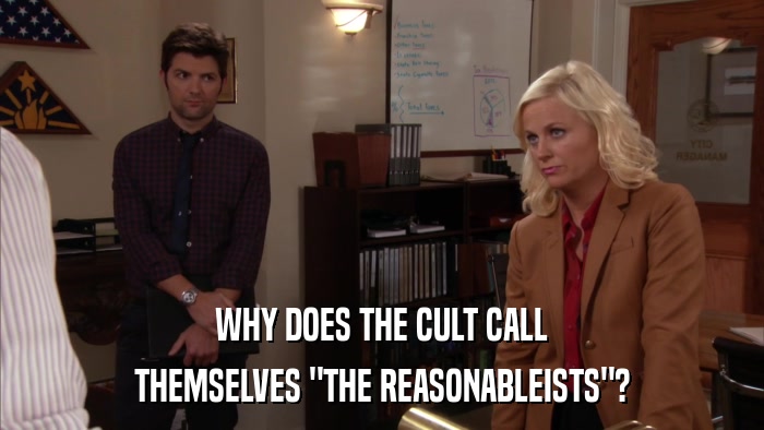 WHY DOES THE CULT CALL THEMSELVES 