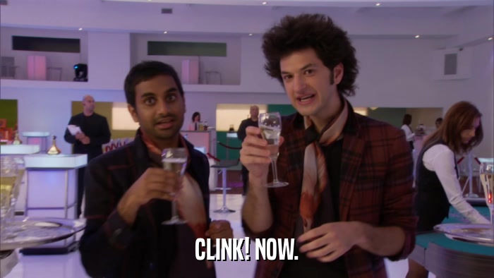 CLINK! NOW.  