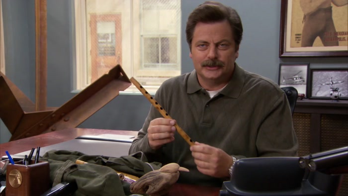 I HAPPEN TO MAKE FLUTES IN MY WOOD SHOP. 