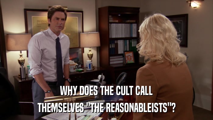 WHY DOES THE CULT CALL THEMSELVES 