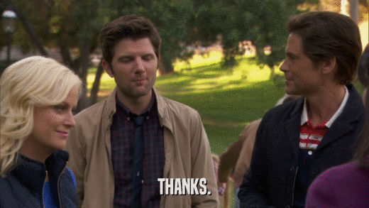THANKS.  