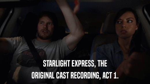 STARLIGHT EXPRESS, THE ORIGINAL CAST RECORDING, ACT 1. 