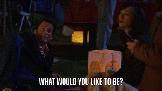 WHAT WOULD YOU LIKE TO BE?  