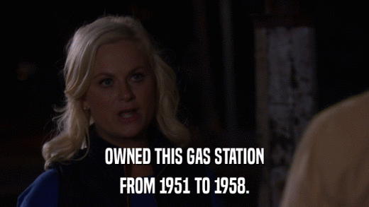 OWNED THIS GAS STATION FROM 1951 TO 1958. 