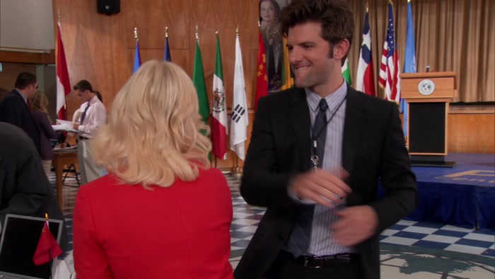 HEY, LESLIE, YOU READY?  