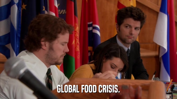 GLOBAL FOOD CRISIS.  
