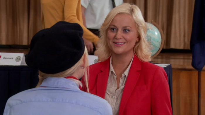 - OF COURSE YOU ARE. - BONJOUR, MADAME AMBASSADEUR. 
