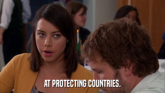 AT PROTECTING COUNTRIES.  