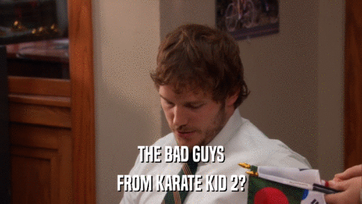 THE BAD GUYS FROM KARATE KID 2? 