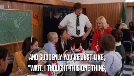 AND SUDDENLY YOU'RE JUST LIKE, 