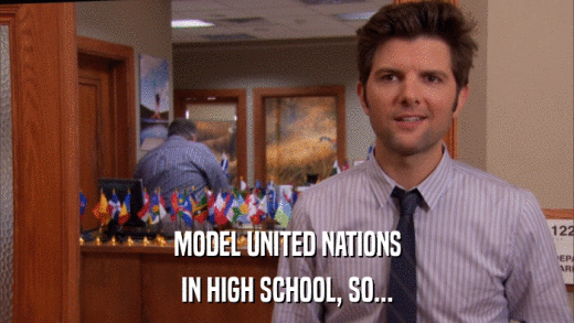 MODEL UNITED NATIONS IN HIGH SCHOOL, SO... 