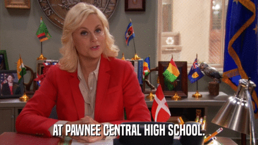 AT PAWNEE CENTRAL HIGH SCHOOL.  