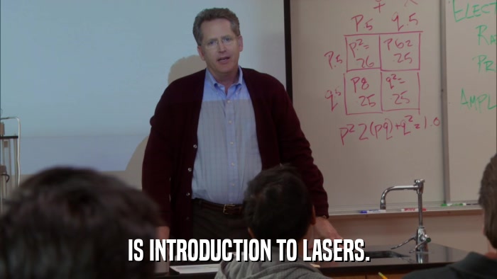 IS INTRODUCTION TO LASERS.  