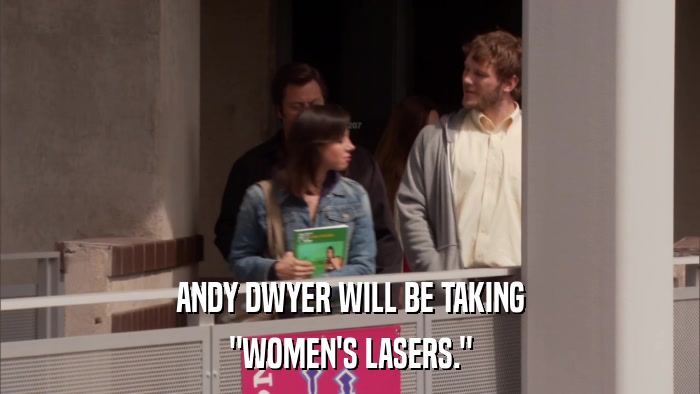 ANDY DWYER WILL BE TAKING 