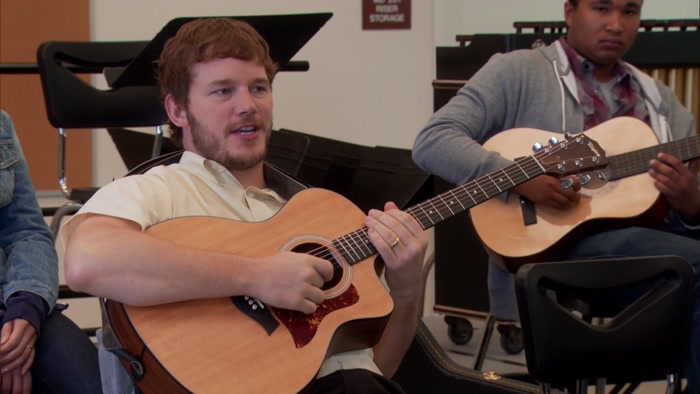 THAT'S CALLED A CAPO. CHANGES THE KEY. 