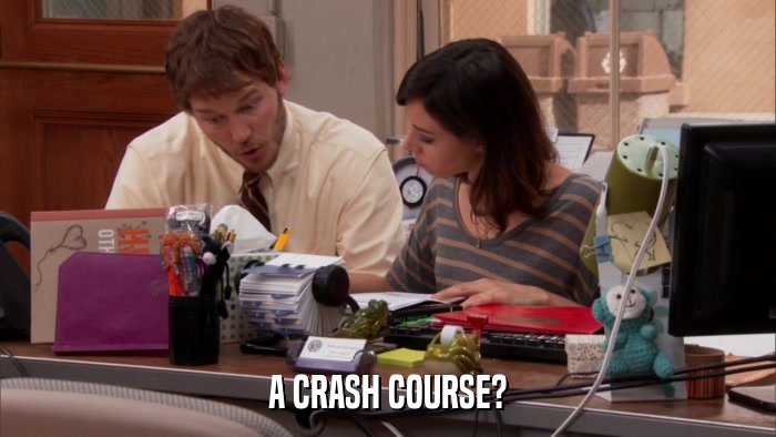 A CRASH COURSE?  